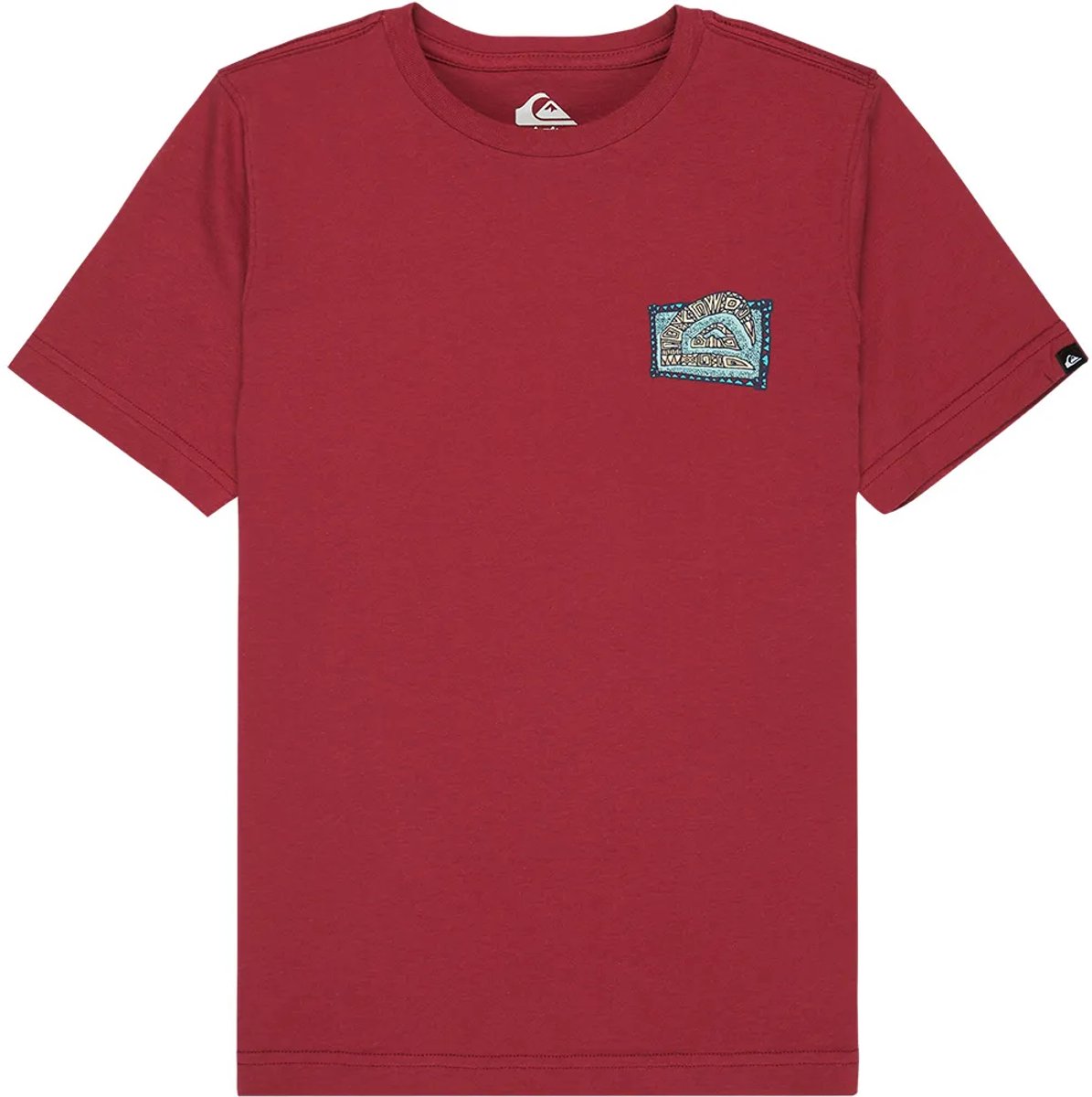 Quiksilver Heritage T-shirt Met Korte Mouwen 16 Years Jongen Burnt Russet