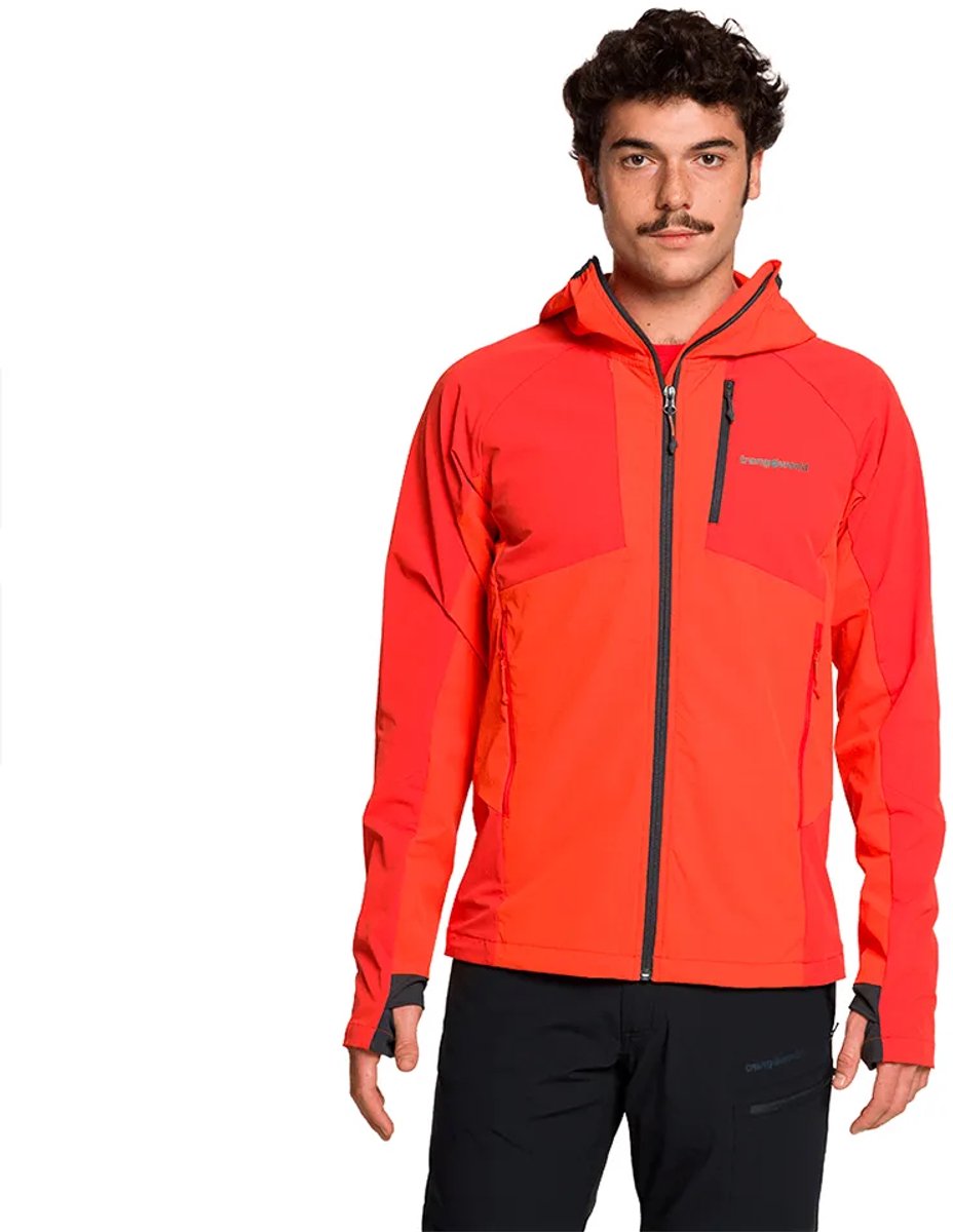 Trangoworld Eighe Df Softshelljack Oranje L Man