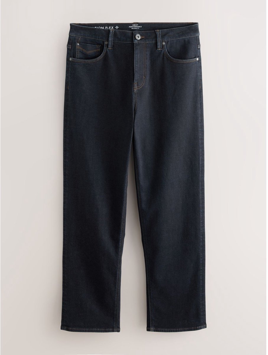 Next - Heren - Relaxed fit - Motionflex jeans - Blauw
