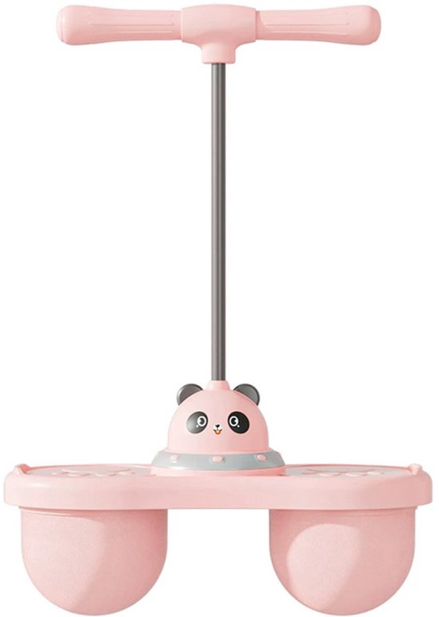 Pogo Bal duo Roos - Balancerende Huppelstok - Springbal koala - Balans en Coördinatie
