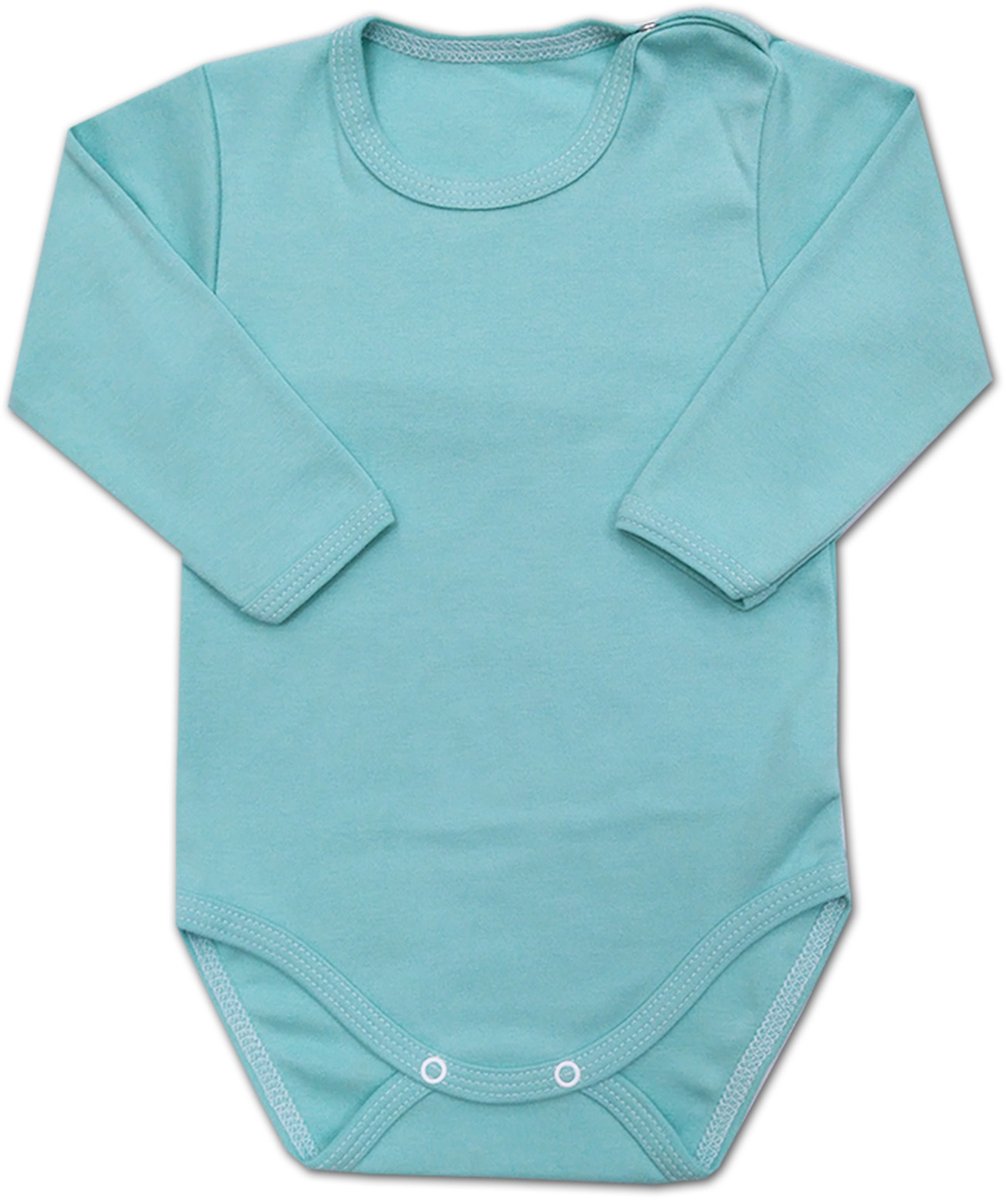 Dartomik - Babybody - Lange Mouwen - Maat 98 - 100% Katoen - Munt