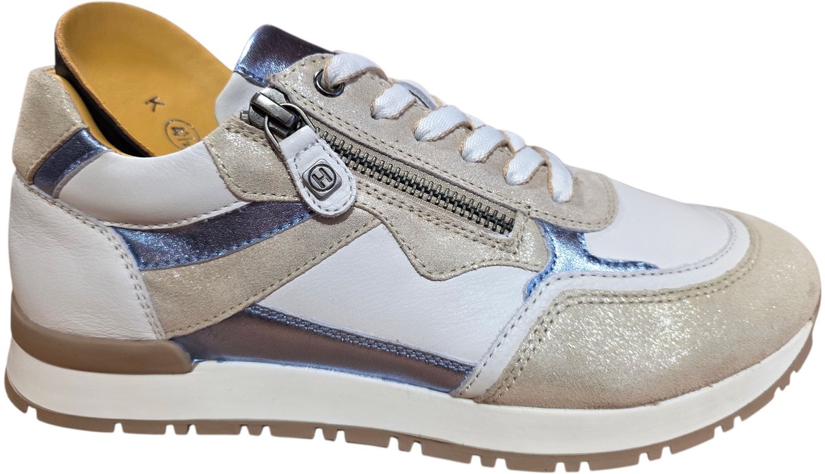 Helioform art 286.001 0351 veter/rits wit blauw dames K leest