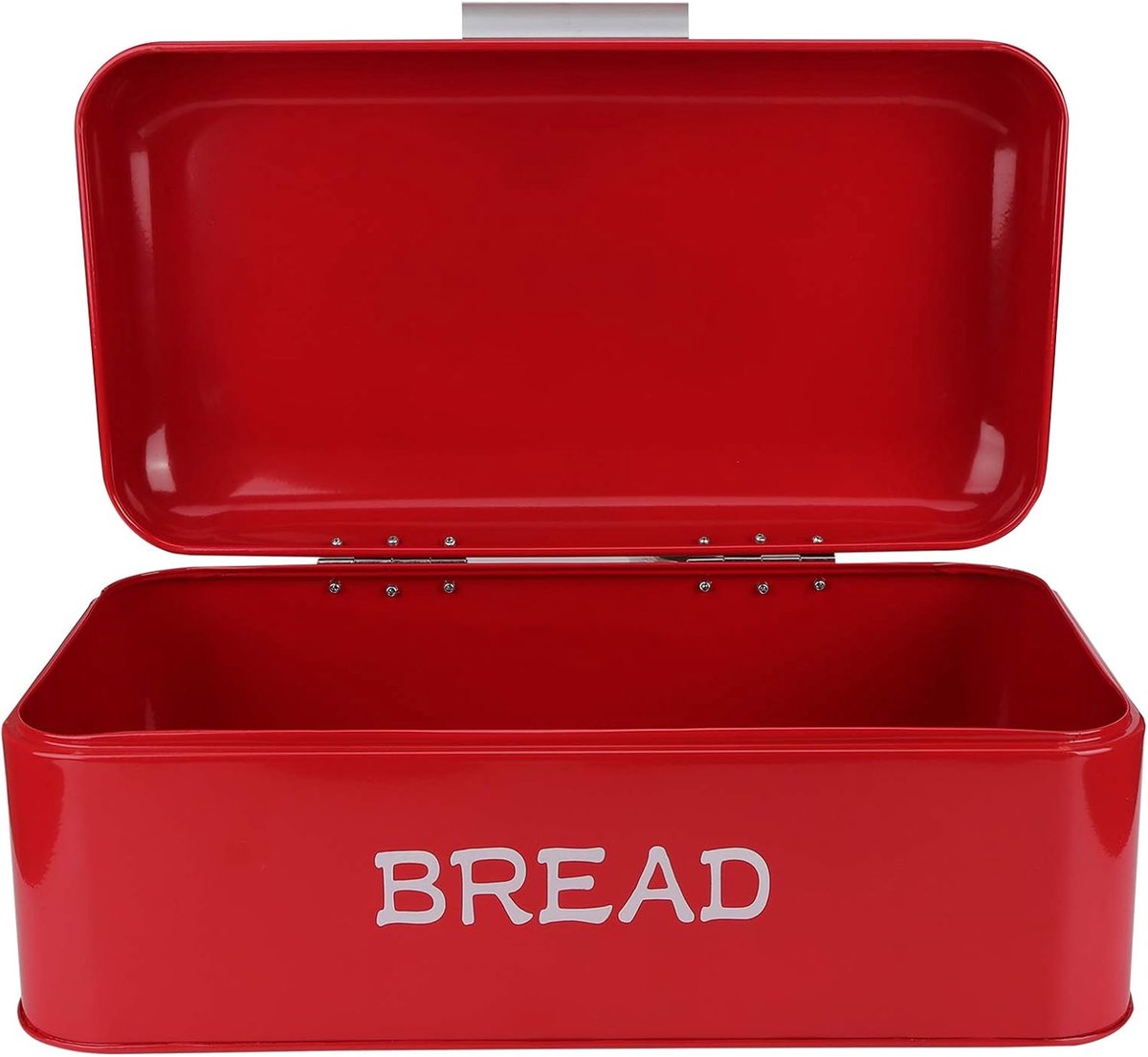 Broodtrommel - Brooddoos - Aanrecht Opbergen - Extra Grote Capaciteit - 42x165x24cm - Rood