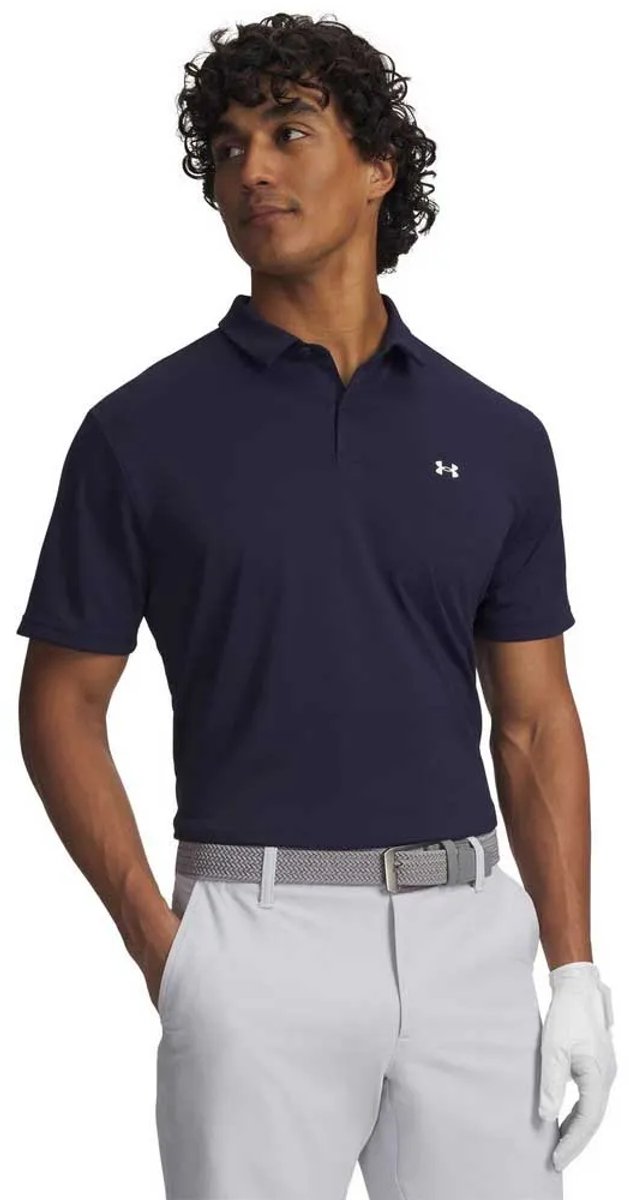 Under Armour T2G Pique Polo Navy van Merkloos — afbeelding 5