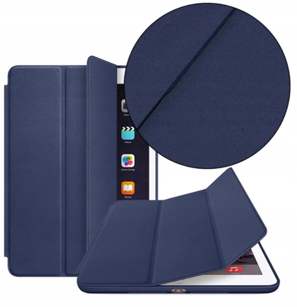 EtuiTab Serie - Tablethoes - Apple iPad 10.2 - Smartcase - Donkerblauw