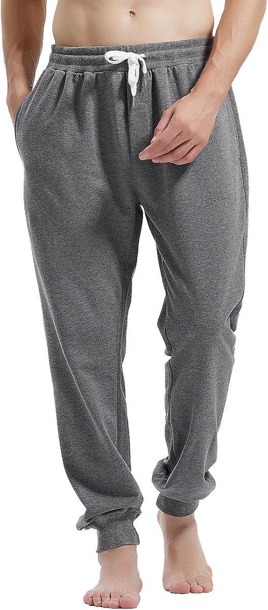 Comfortabele Katoenen Joggingbroek voor Heren met Zakken