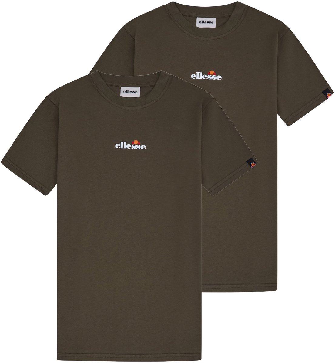 Ellesse T-shirt OLLIO 2 TEE Set van 2 Donkergroen