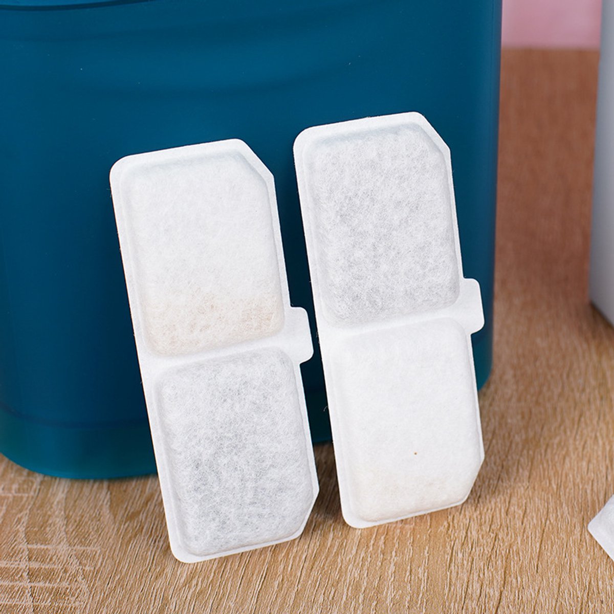 Katfonteinfilter, vervangingsfilter voor huisdierfontein, compatibel met fonteinfilter, compatibel met kattendrinkfontein, 11,3*4,3CM, stijl 1, set van 20 stuks