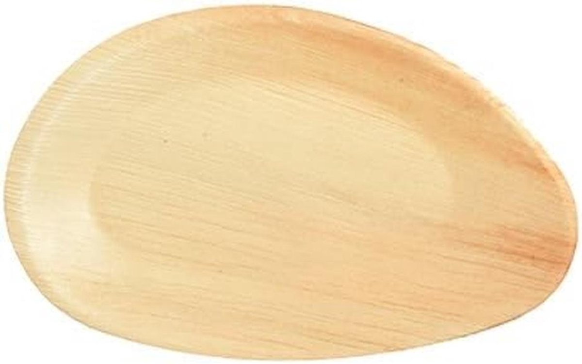 Ovale Borden van Palmblad - Duurzaam en Natuurlijk Servies