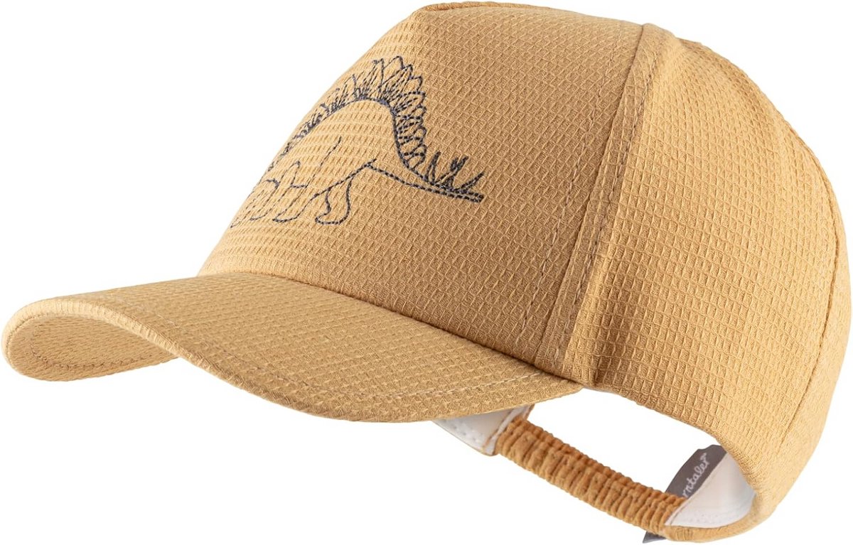 Kinder Katoenen Pet met Dino Print Basketbalstijl