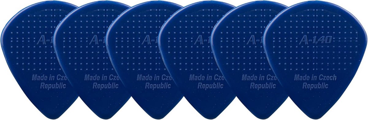 Plectrums Jazz A Kleine Vorm 1,40 mm Donkerblauw 6 Stuks