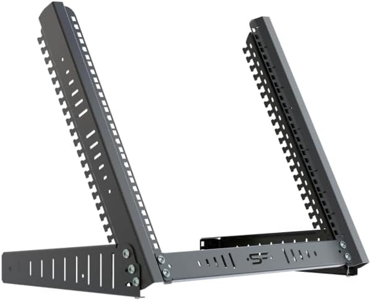 19 Inch Server Rack Plank 10U Desktop Standaard met Instelbare Hellingshoek