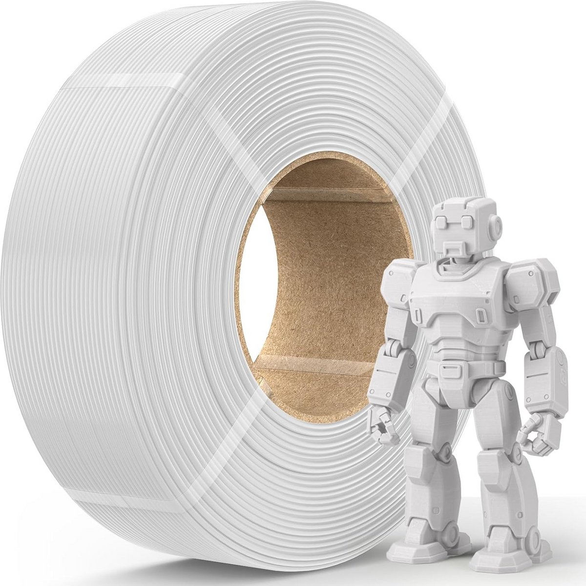 PLA Filament 1.75mm Hoge Taaiheid 1.2kg Witte Spoel voor 3D Printer