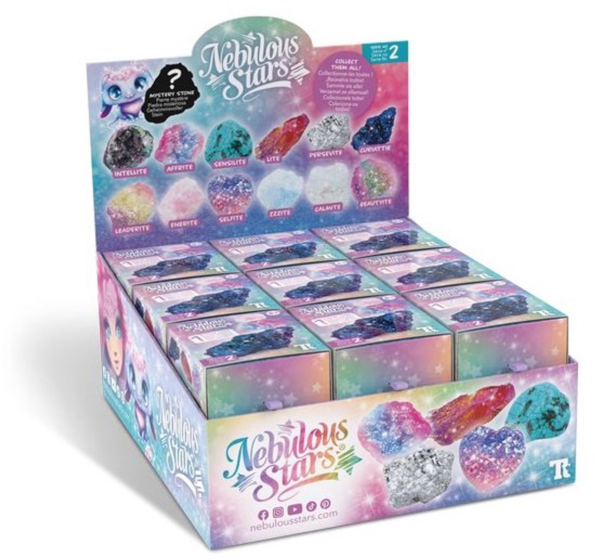 Nebulous Stars speelgoed ruimtestenen verzameldoos blindbox serie.