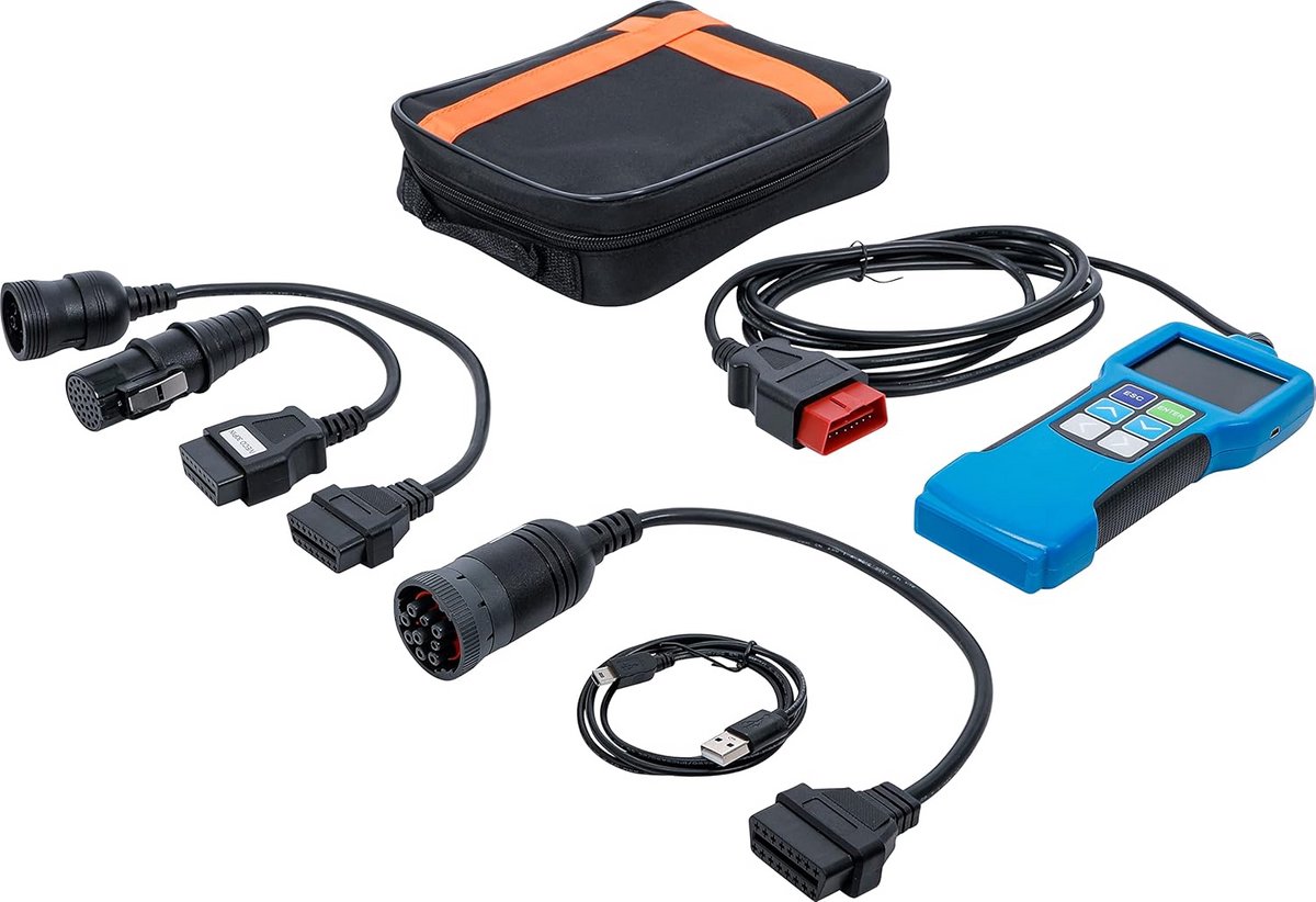 Professionele EOBD/OBD2 Diagnose Tool voor Vrachtwagens en Bedrijfsvoertuigen
