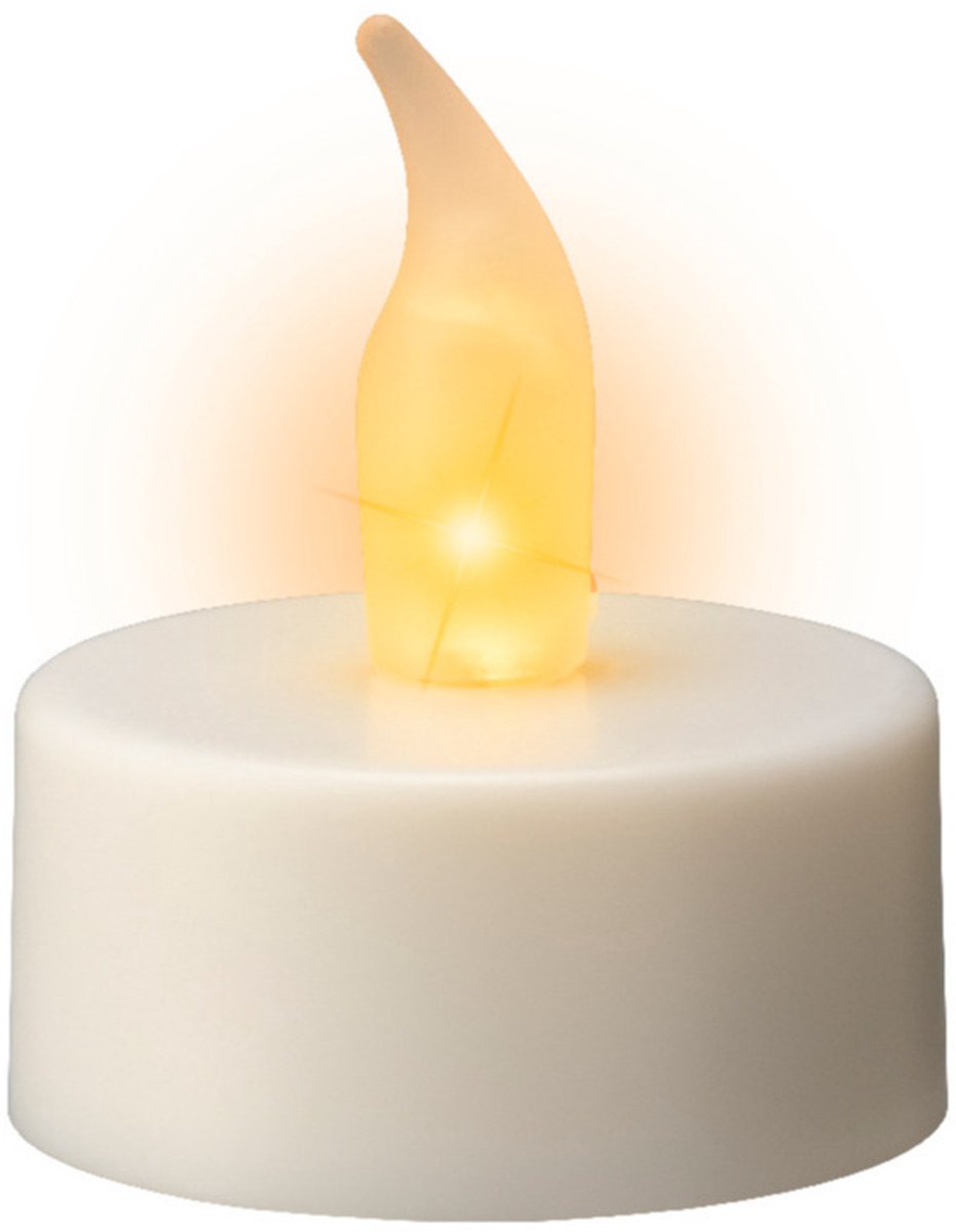 Lumineo LED waxinelichtjes - 24x st - wit - theelichtjes