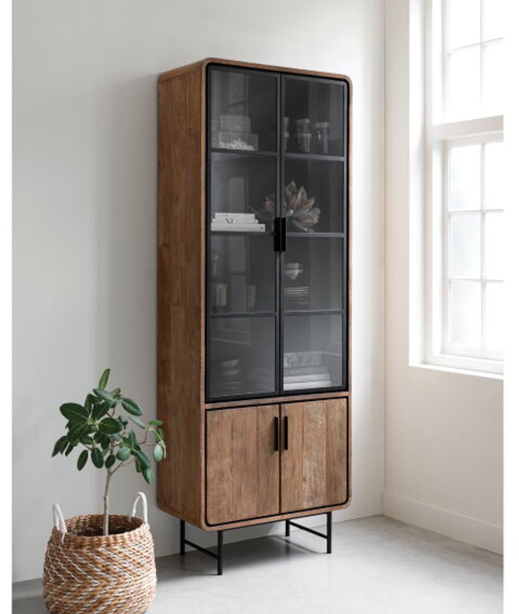 DTP Home Evo vitrinekast Teakhout 80x40 cm