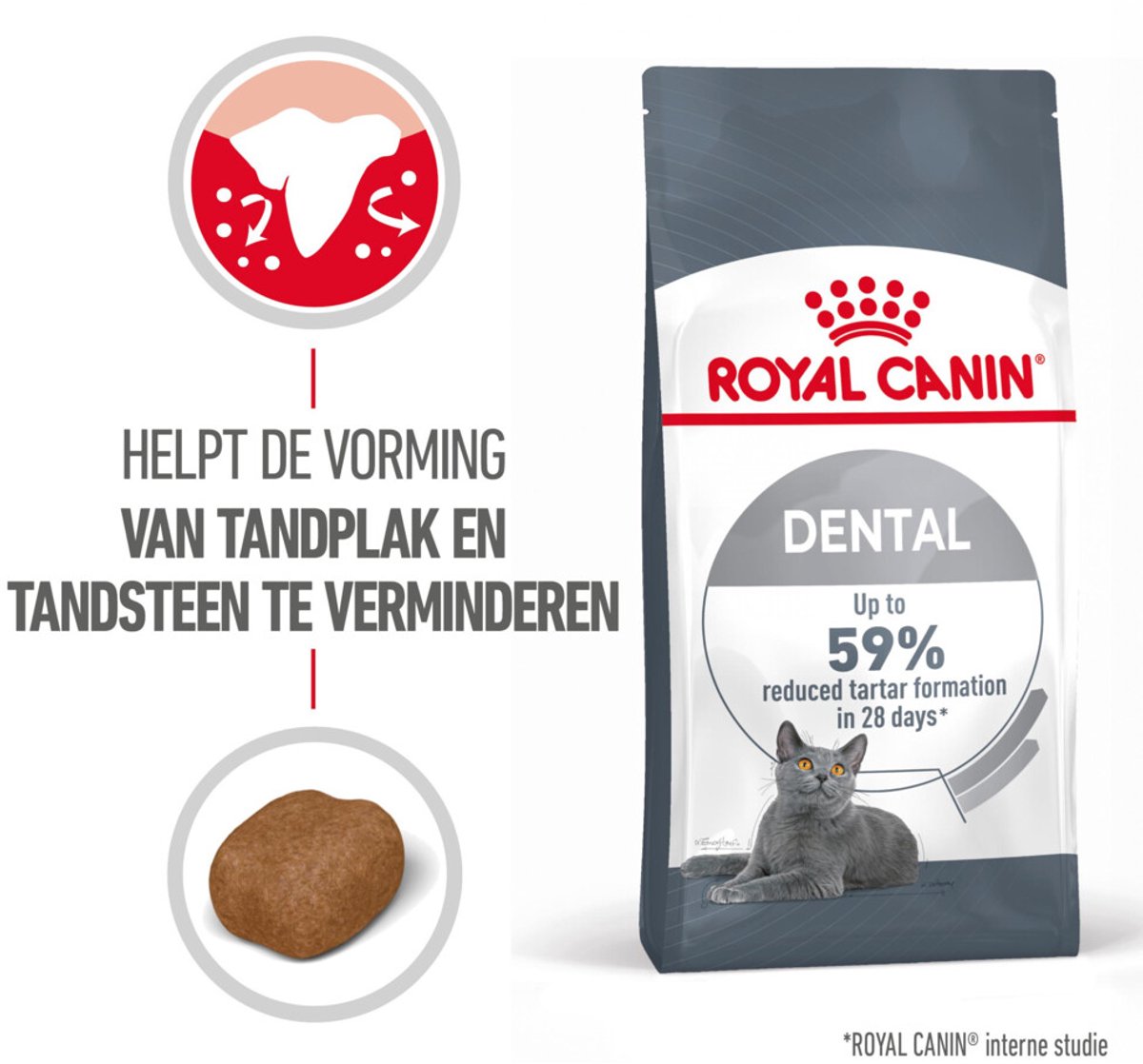 Royal Canin Royal Canin - Dental Care Kattenvoer - 4 x 3.5 kg