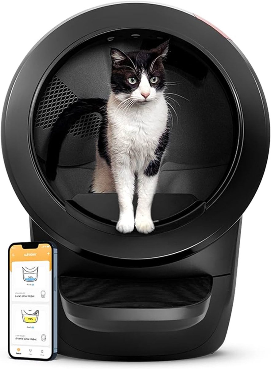 Whisker Litter-Robot 4 - Automatische kattenbak - Zwart