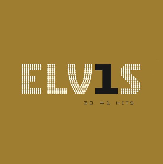Gouden hoes met de tekst 'ELV1S 30 #1 HITS' in witte en zwarte letters.