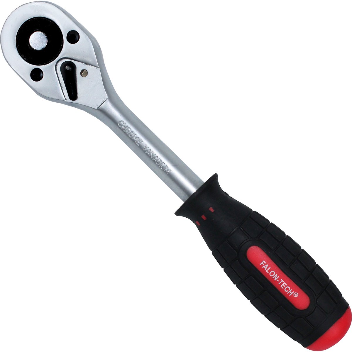 Falon Tech Serie - 3/8" Ratelsleutel - 24 Tanden - CrV Staal - Satijnen Afwerking