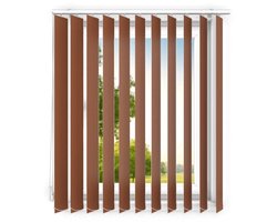 time4blinds - verticale lamellen - lamellen voor kantoorwerkplekken en voor thuis - Slaapkamer Jaloezieën - Keuken Jaloezieën - 130x220 cm -