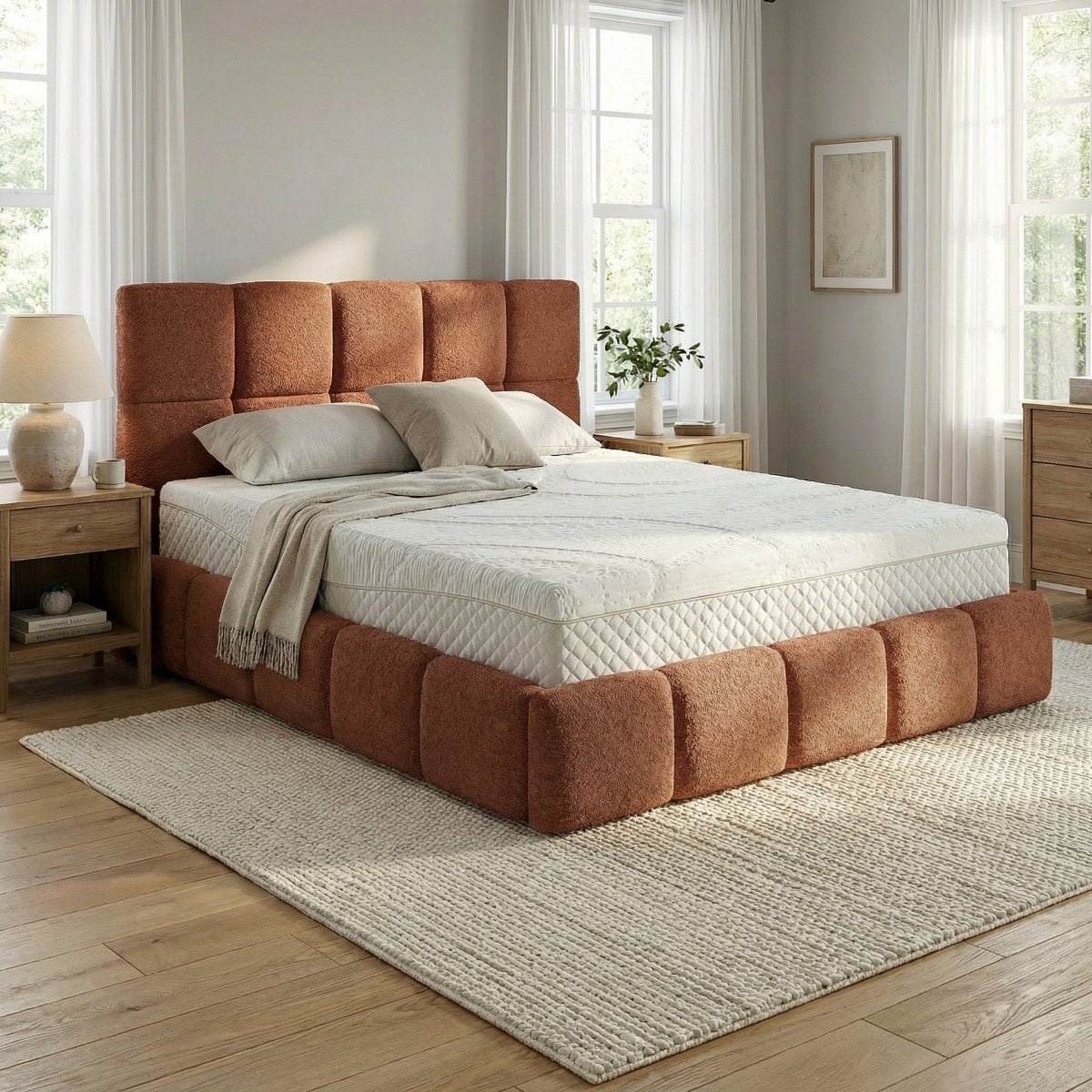 Mörgenn Bed Calma - Luxe Bedframe met Opbergruimte - Terra (Anthology 09) - 160x200 cm - M