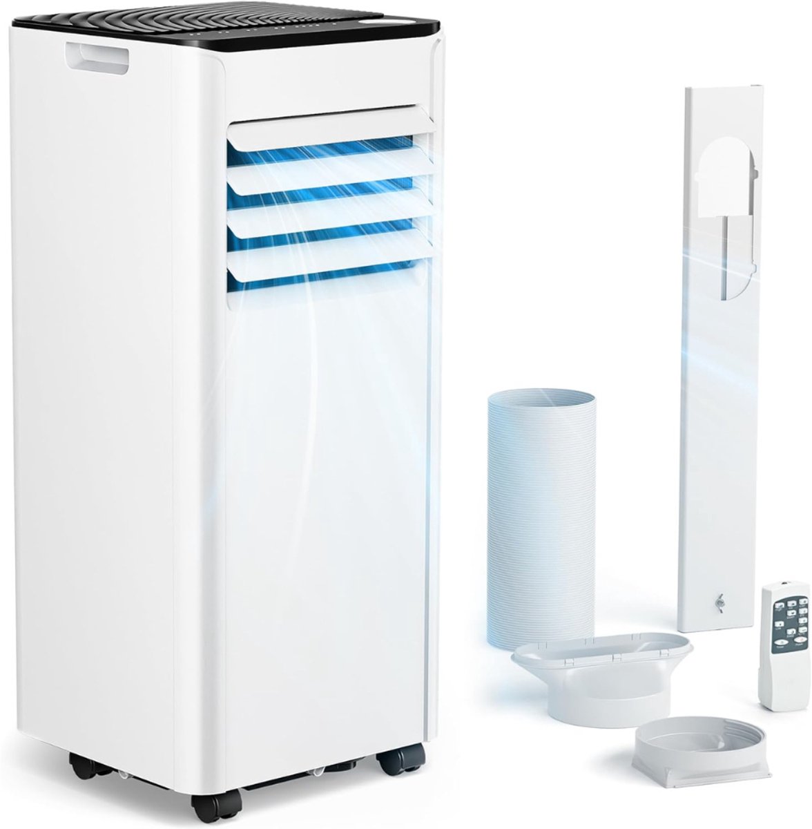 CLVP® Mobiele Airco - Airconditioning - Ventilatoren - Airco Zonder Afvoerslang - Wit