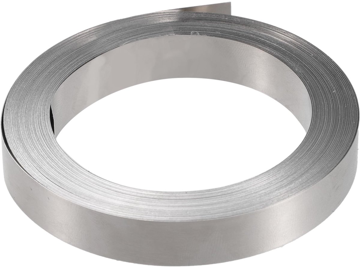 Pure Nickel Strip Tape 0,2x10mm voor 18650 Batterijen - Oxidatiebestendig en Eenvoudig te Solderen