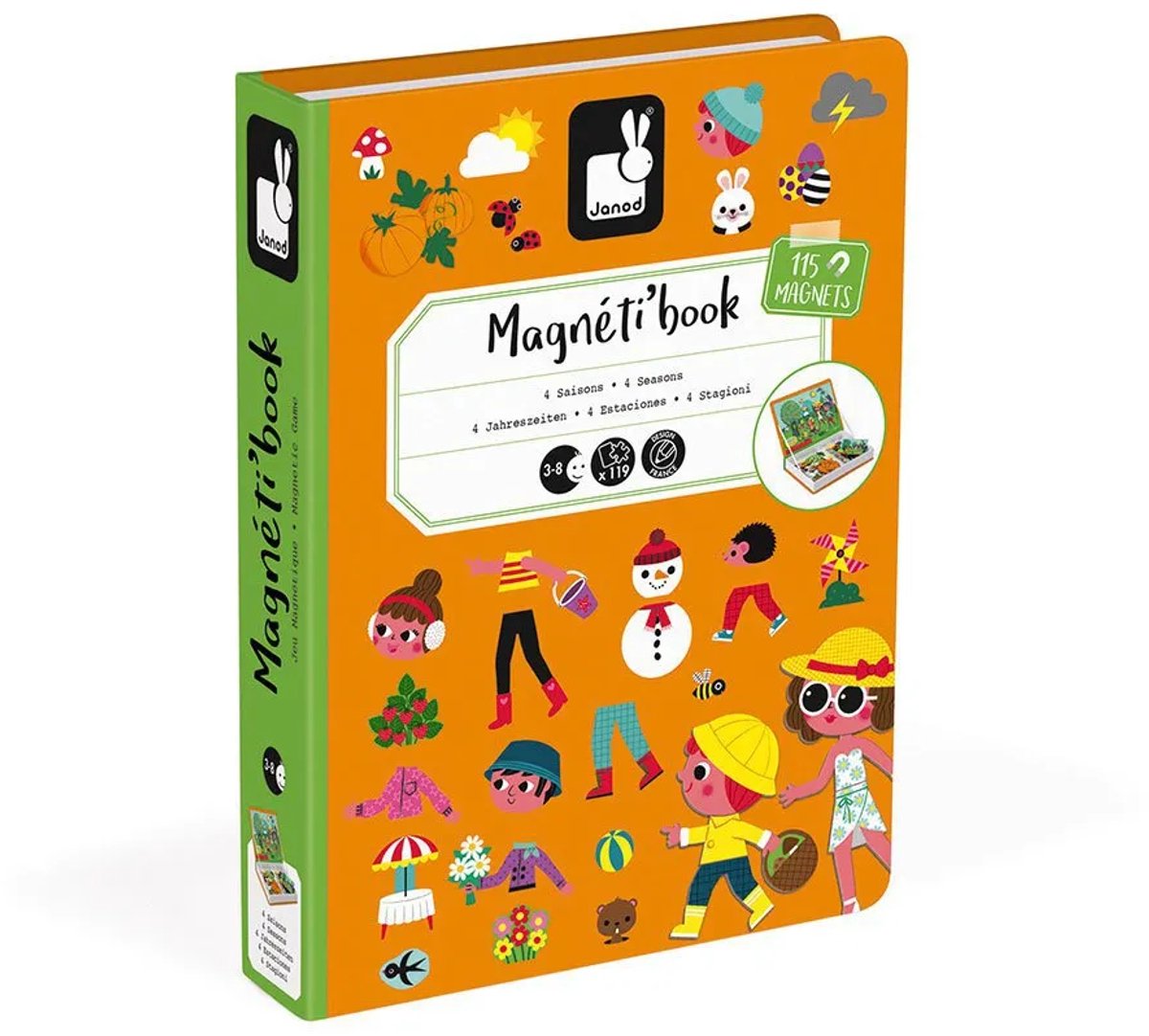 Janod - Magnetibook - 4 Seizoenen — afbeelding 14