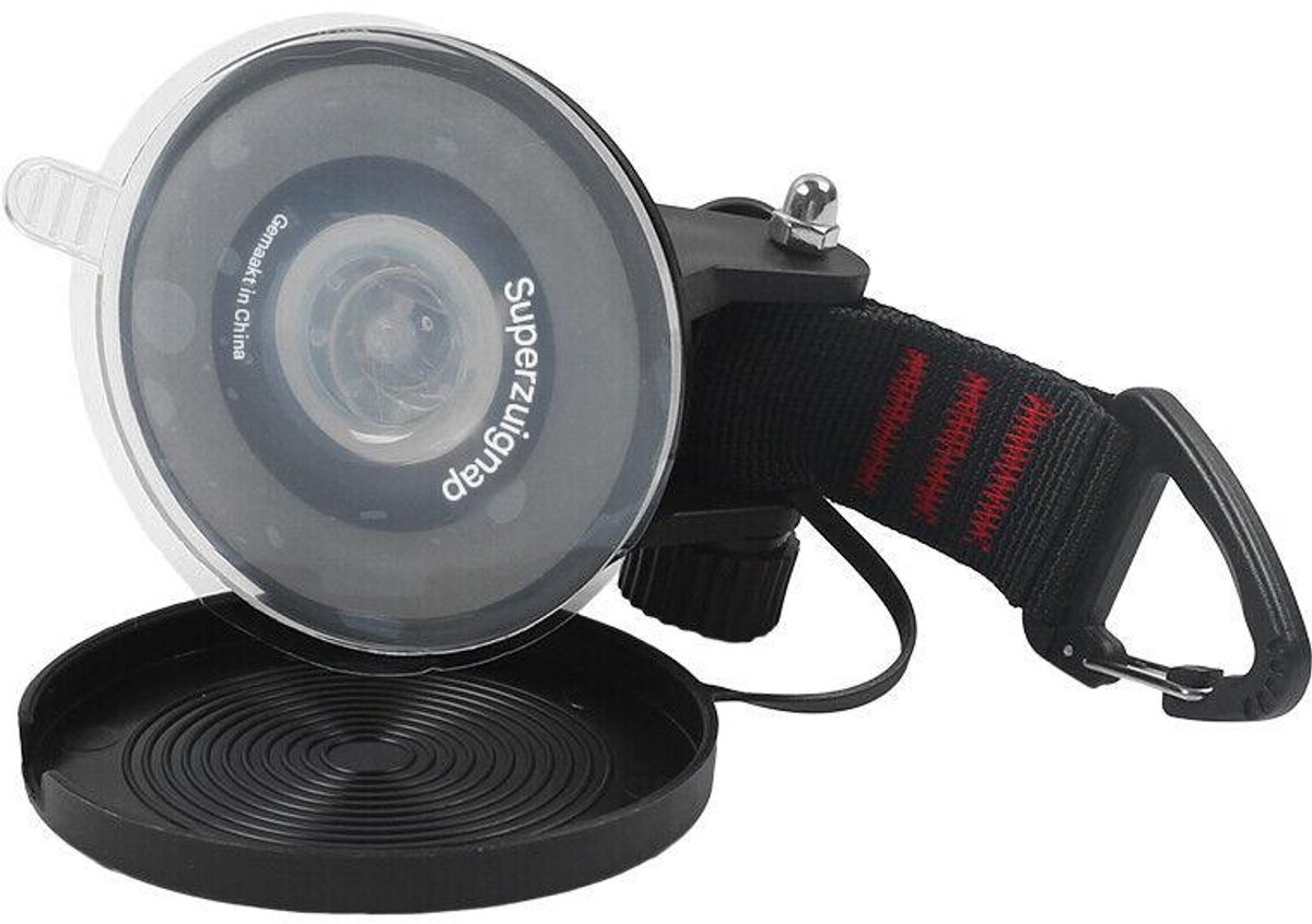 Zuignapankers - Zware Haken - Draagkracht 10 kg - 4 stuks - Wit
