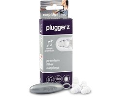 Pluggerz earplugs music Premium - Oordoppen voor muziekliefhebbers - Met speciaal muziekfilter - Genieten zonder geluidsvervorming