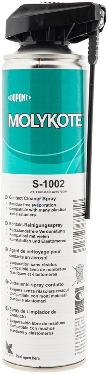 MOLYKOTE S1002 Contactreiniger spuitbus 400ml