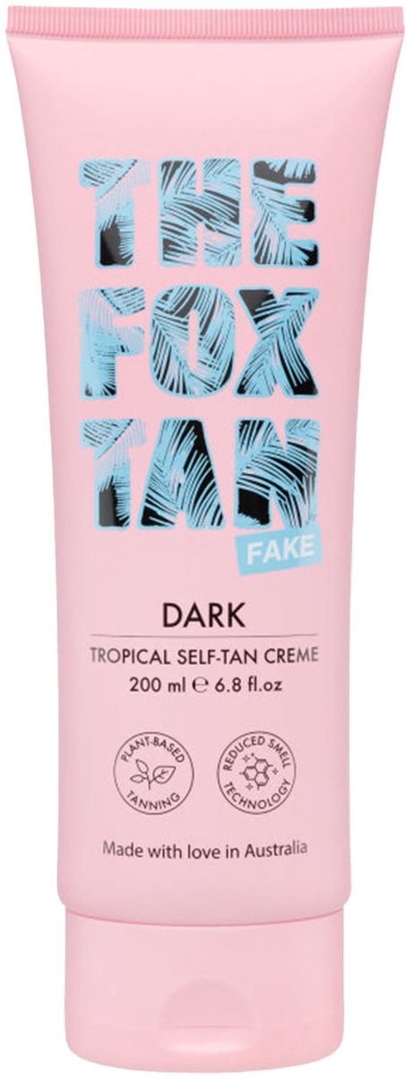 The Fox Tan Dark Tropical Self-Tan Creme – Zelfbruiner Crème voor Donkere Tan