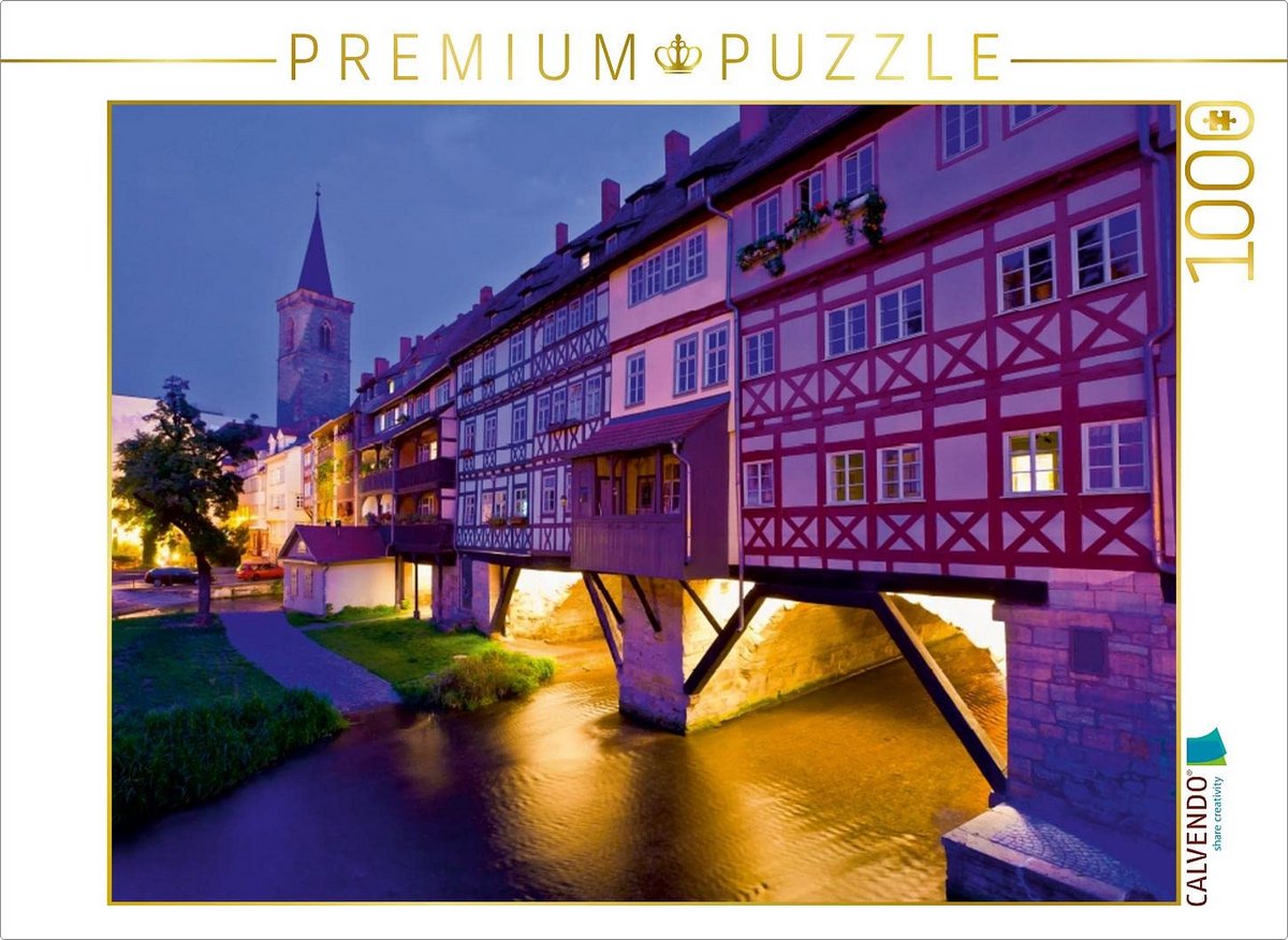 Fotopuzzel Stad - Legpuzzel 1000 stukjes - Ontspanning thuis - Gedetailleerd stadsgezicht - 64x48 cm - Meerdere kleuren