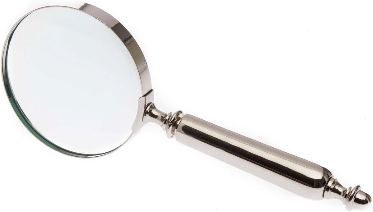 Vergrootglas Lezen - Handloep - Antieke Stijl - 3x Vergroting - 10x26x3 cm