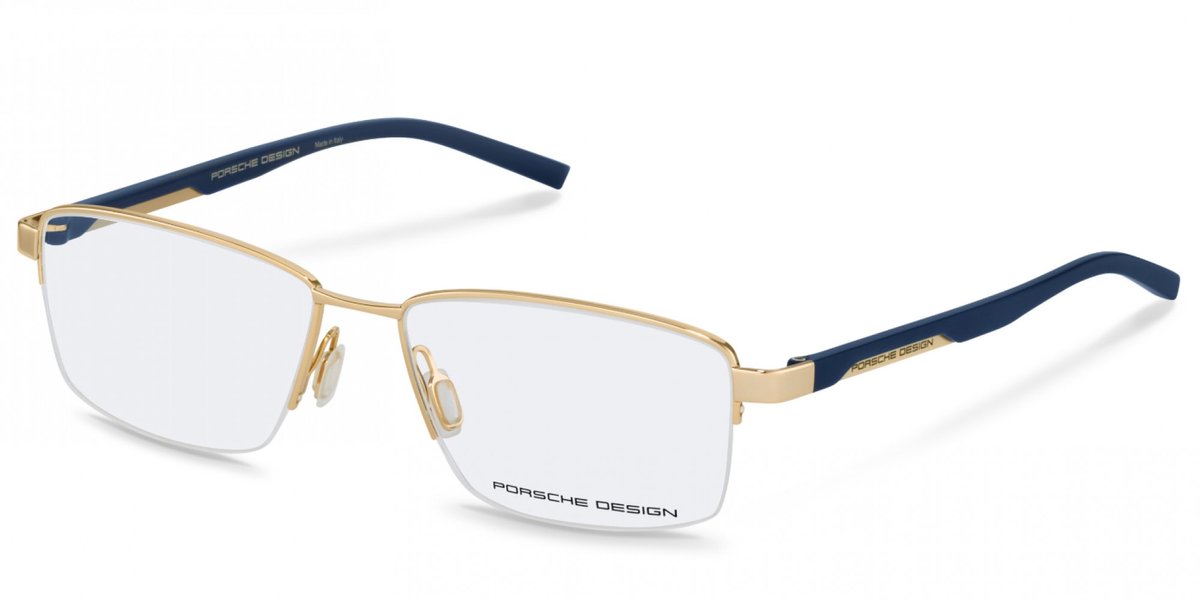 Porsche Design P8745 Gold, blue 56/17/140 MAN Brilmonturen