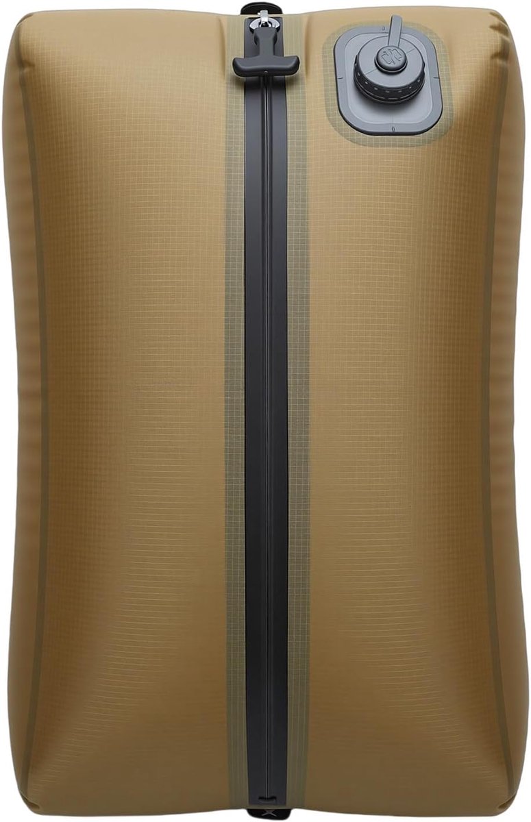 Vacuüm Kledingzak - Opbergzak - Ruimte Besparen - Ingebouwde Pomp - 20L Capaciteit - Khaki