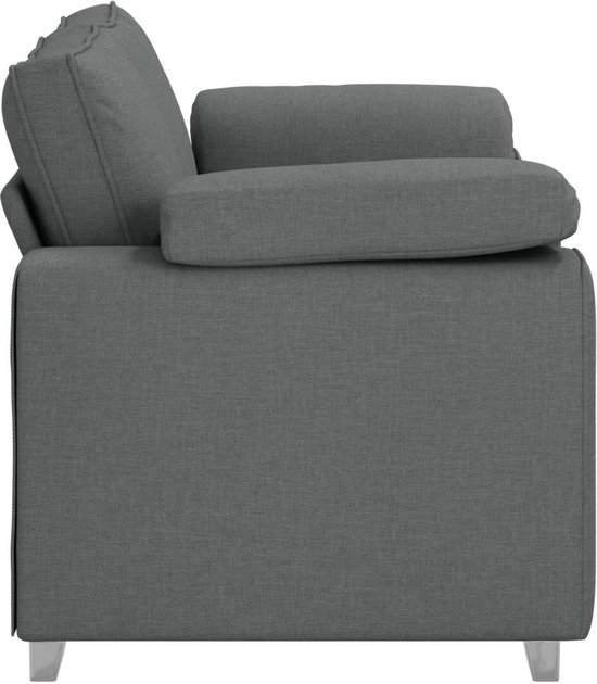 vidaXL - Causeuse - Gris foncé - 120 - cm