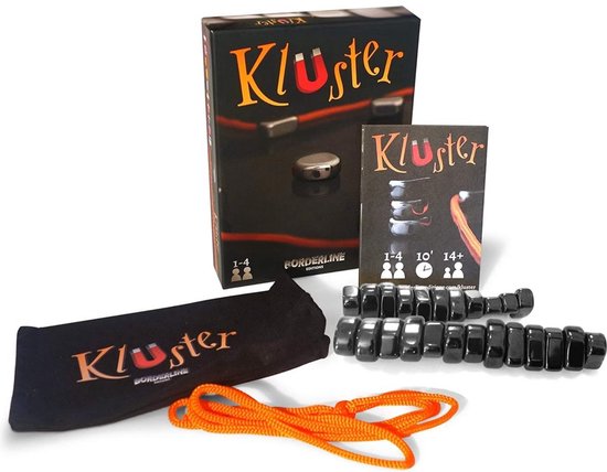 Kluster - Geronimo Games - Gezelschapsspel - Magnetenspel - 1 tot 4 spelers - vanaf 14 jaar