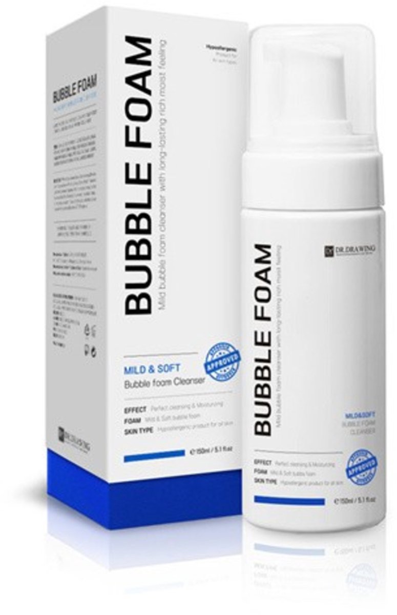 Dr Drawing Bubble Foam Cleanser / Reinigingsschuim 150 ml