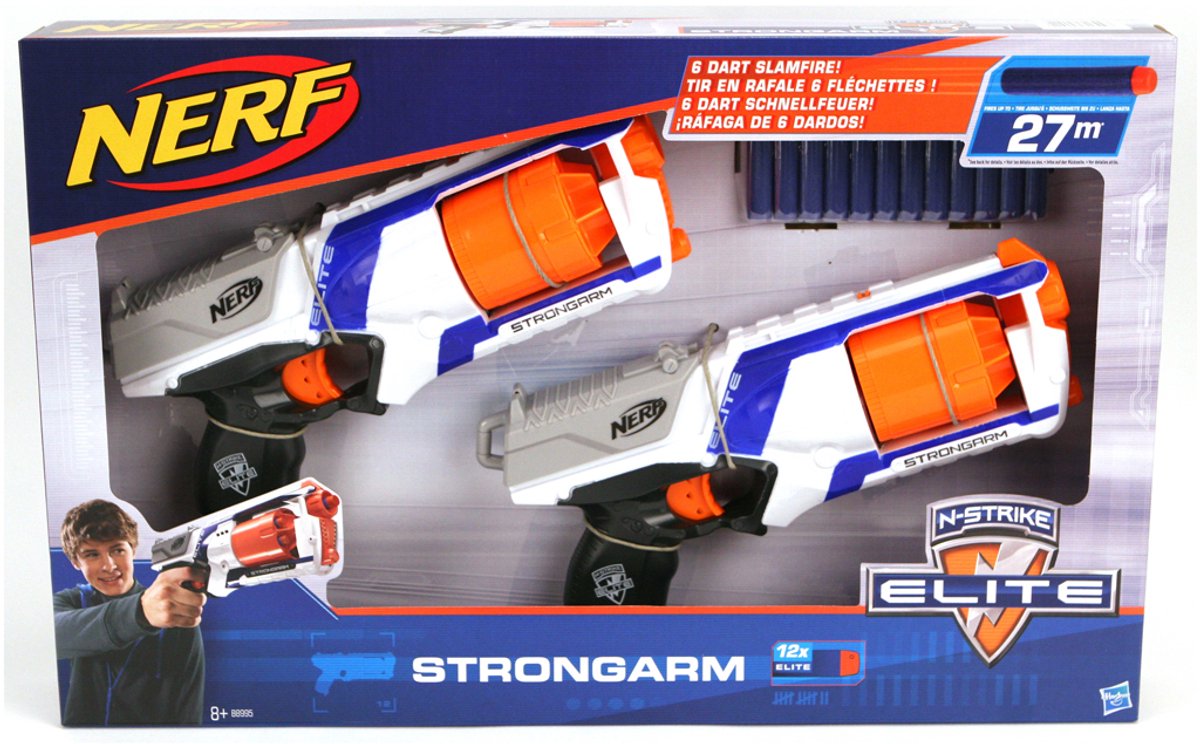 Bol.com Nerf - N-Strike Elite Strongarm - 2 stuks aanbieding