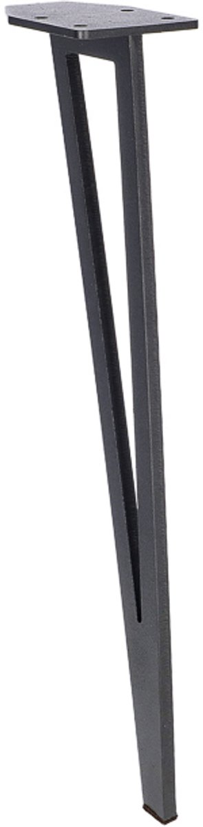 SEART GROUP Slim - Stalen Tafelpoot - 40 cm - Zwart - Poedercoating
