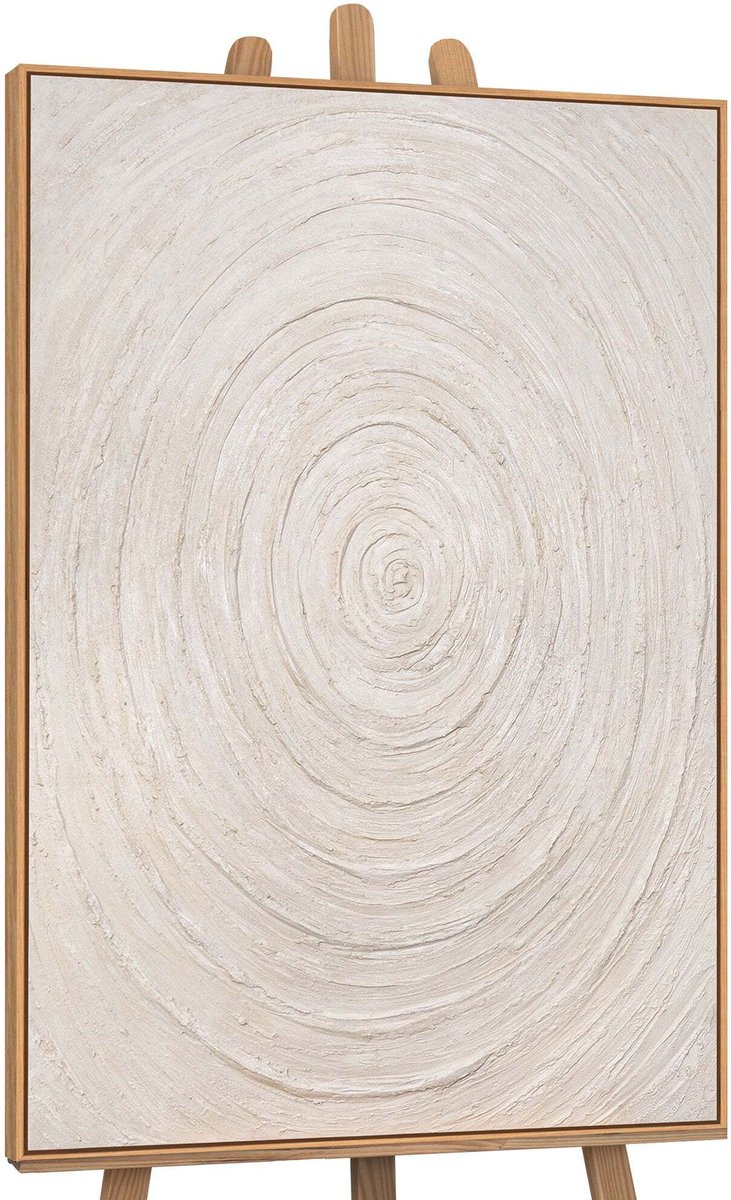 YS Canvas schilderij handgeschilderd echoes of time abstract – YS-Art Gallery – Luxe wanddecoratie voor woonkamer – Modern schilderij voor slaapkamer en hal Wood