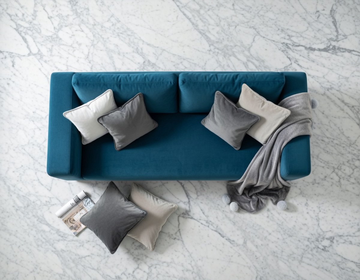 Premium Stretch Bankhoes voor IKEA Klippan 2-Zits Loveseat – Allesomvattend, Wasbaar, Antislip – Donkere Oceaan Modern Design House&Garden