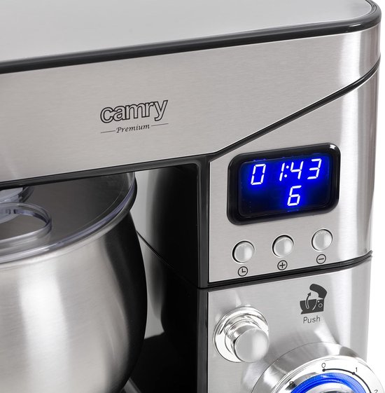 Keukenmachine - Bakmachine Mixer - Zwaar Deeg Kneden - Planetaire Beweging - 5 Liter Kom - Wit van Merkloos — afbeelding 4