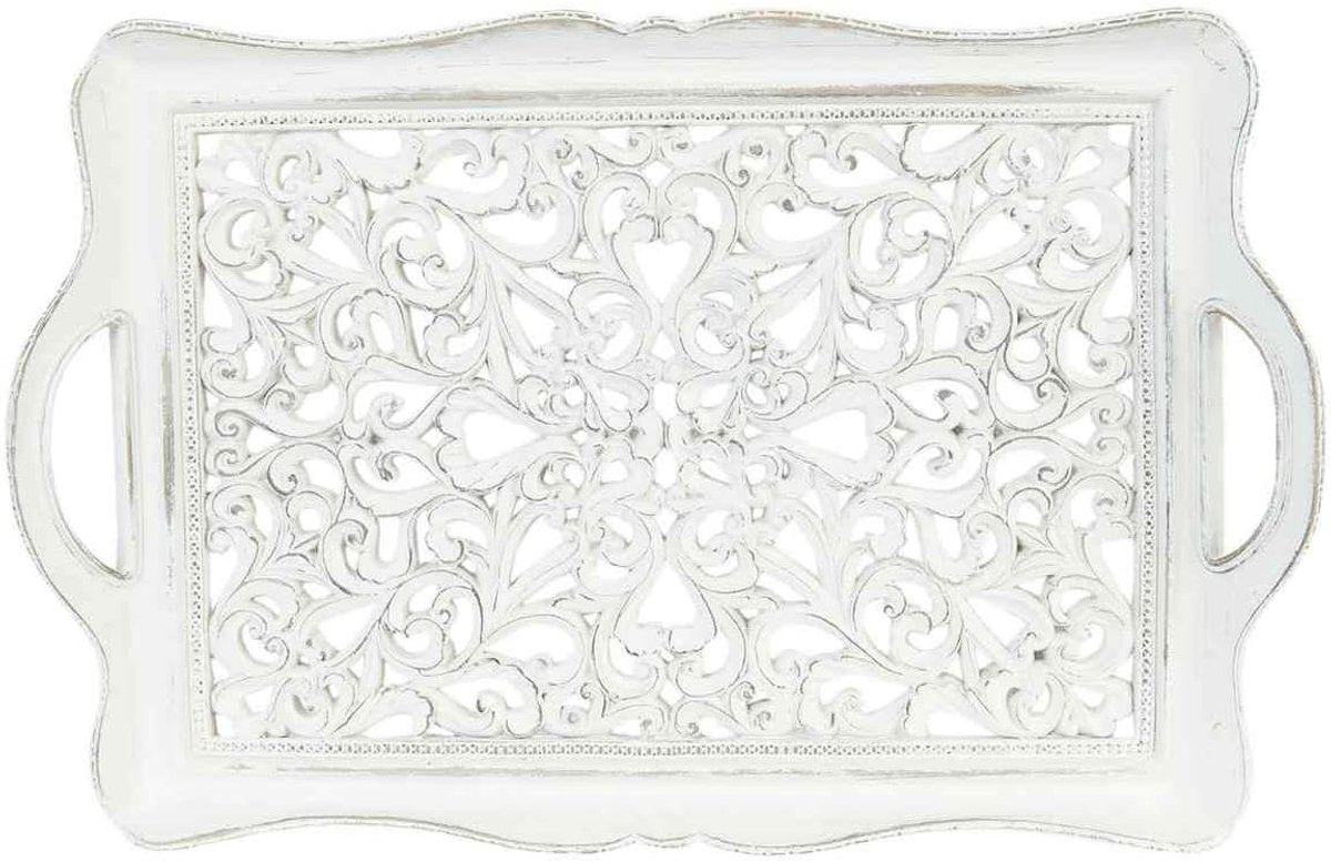 Serveerschaal - Dienblad Tray - Drankjes Serveren - Gepolijste Afwerking - 40x27x4 cm