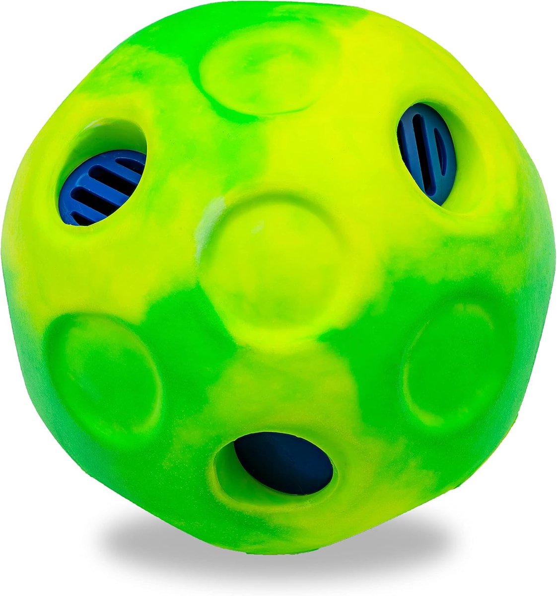 Huisdier Speelbal - Interactieve Bal - Stimuleert Spelen - Maakt Geluid - 11.4 cm