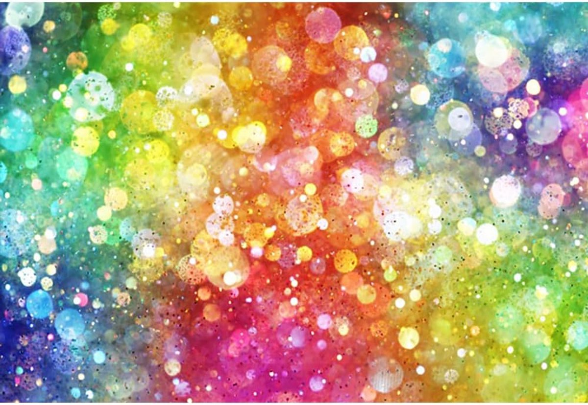 Fotografieachtergrond - Decoratie Doek - Feest Decoratie - Naadloos Vinyl - 3x2 Meter - Glitters