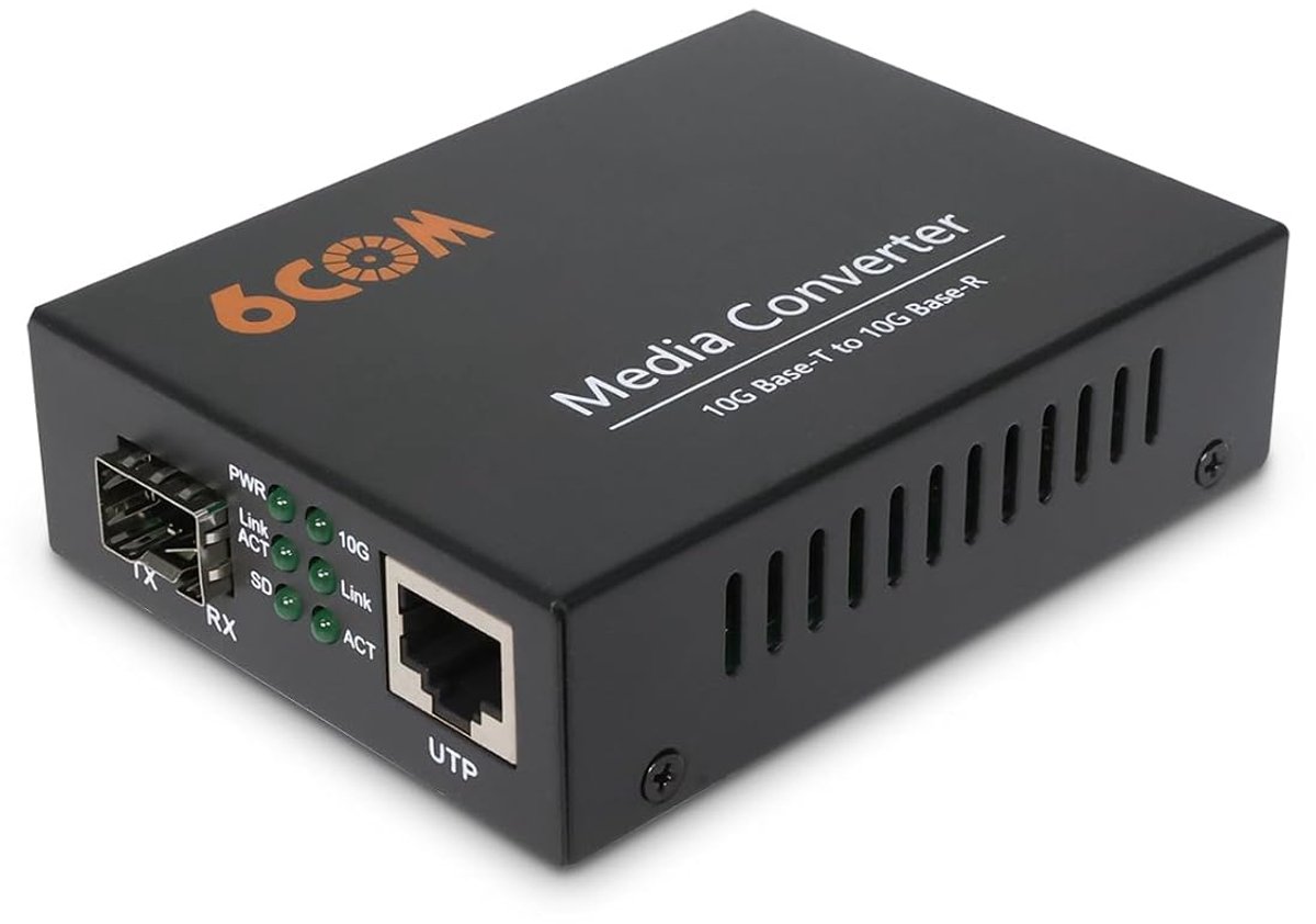 Netwerk Media Converter - Ethernet Switch - Snelle Data Overdracht - Meerdere Snelheden Ondersteund - Compact Ontwerp